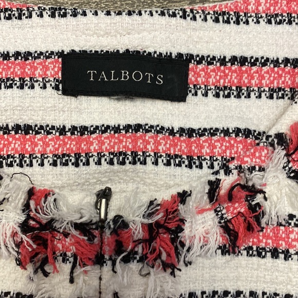 TALBOTS BLOOMING TWEED JACKET - Picture 7 of 12